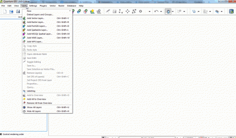Importing a CSV with WKT data into QGIS.